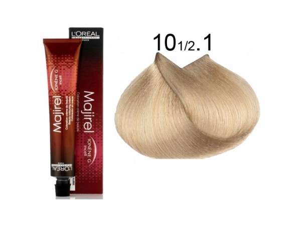 L'Oréal MAJIREL 10 1/2.1 - hajápoló krémhajfesték 50ml 