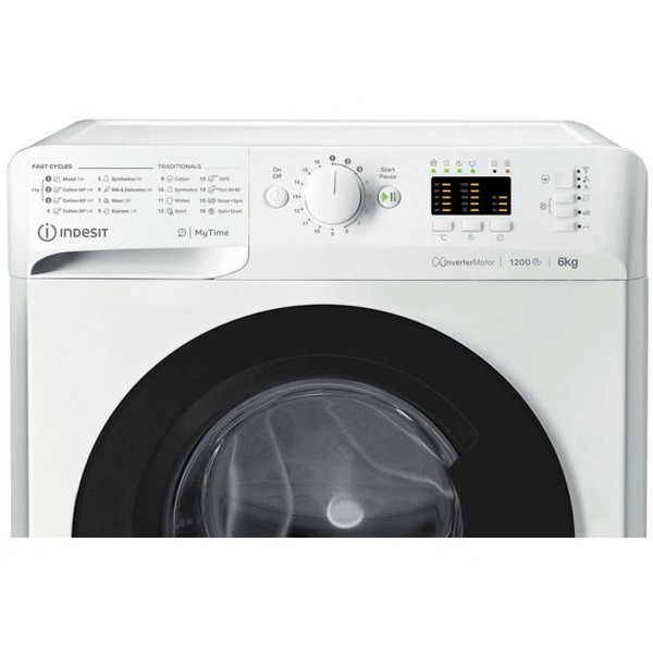 Indesit MTWSA61294WKEE elöltöltős keskeny mosógép