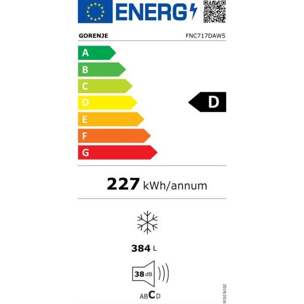 Gorenje FNC717DAW5 Fagyasztószekrény