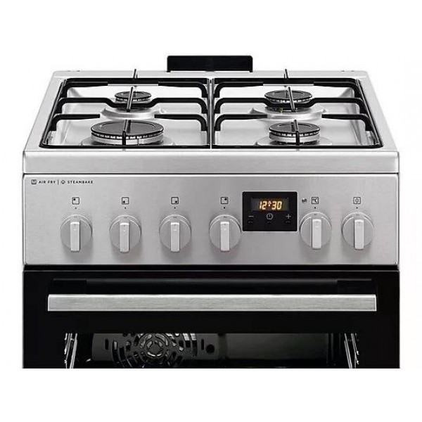 ELECTROLUX LKK560232X Kombinált tűzhely, SteamBake, AirFry, Multi 8, Termosztát, 58 l